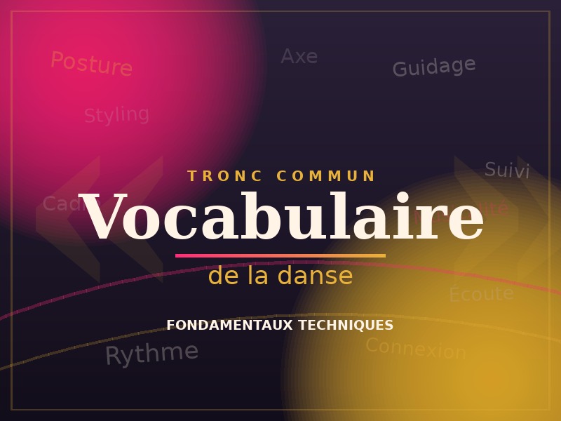 Vocabulaire de la danse