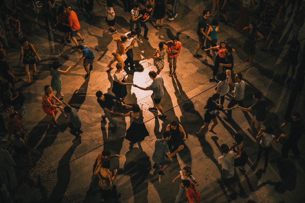 Groupe en piste